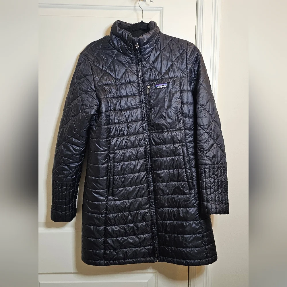 Patagonia Women's Radalie Black Puffer Coat - Picture 1 of 6